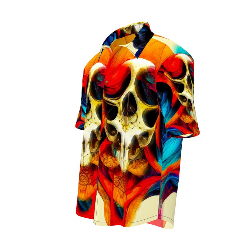 All-Over Short Sleeve Shirts - Skull1