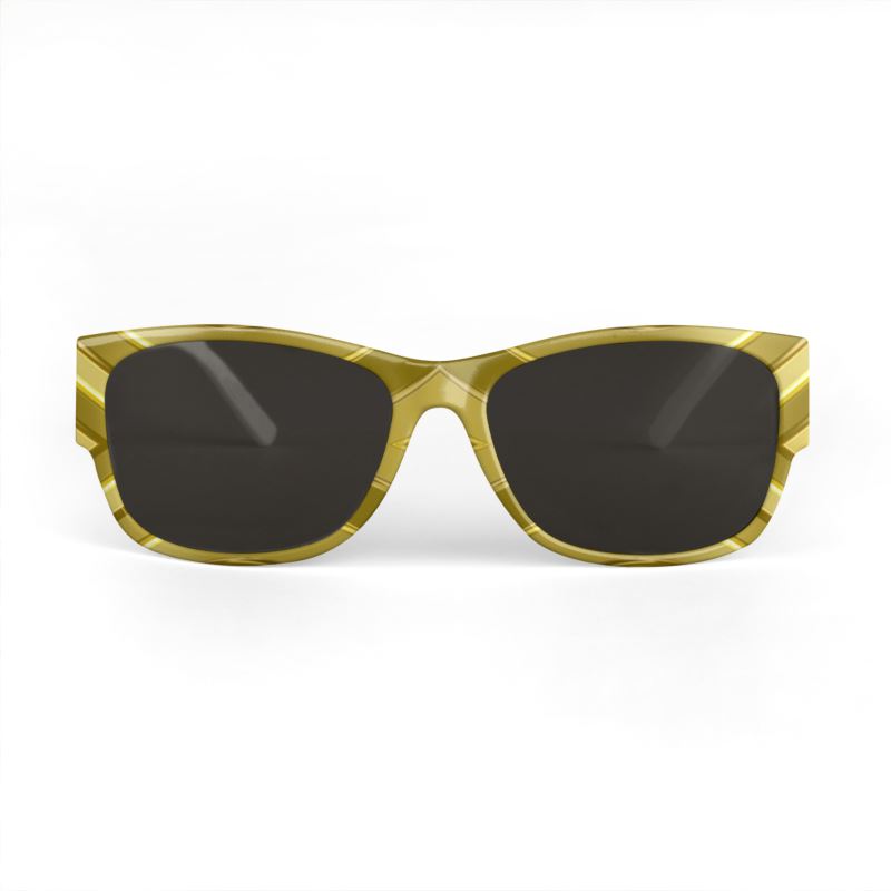 Sunglasses with iZoot original artwork - WavyGravy11gold