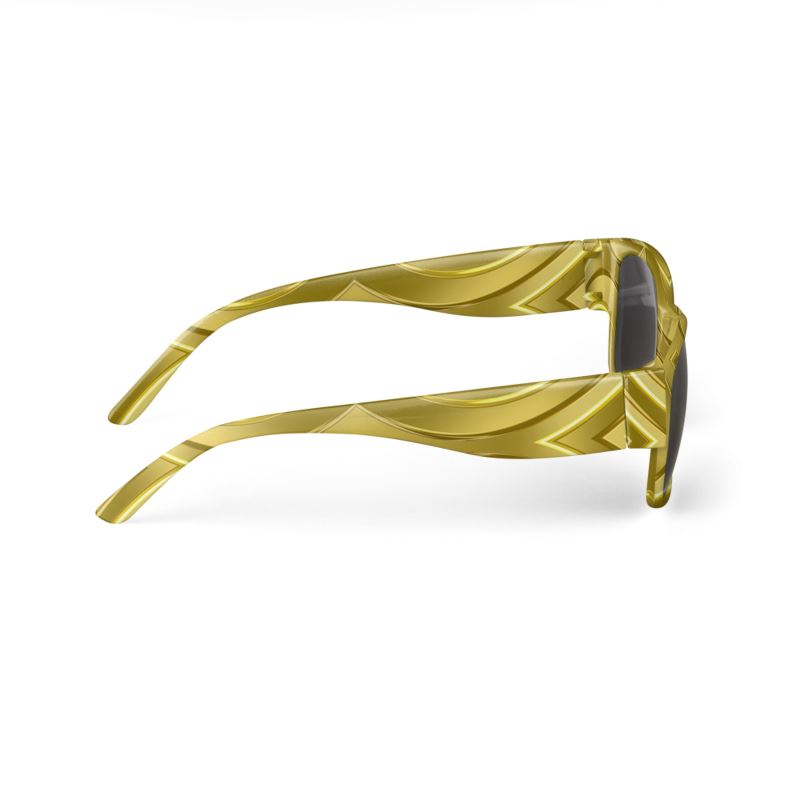Sunglasses with iZoot original artwork - WavyGravy11gold
