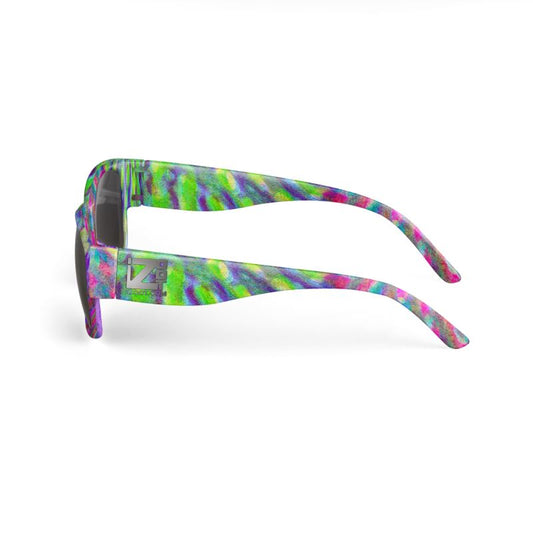 Sunglasses with iZoot original artwork - Zinnias2