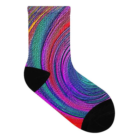 Socks with iZoot original artwork - Swirli