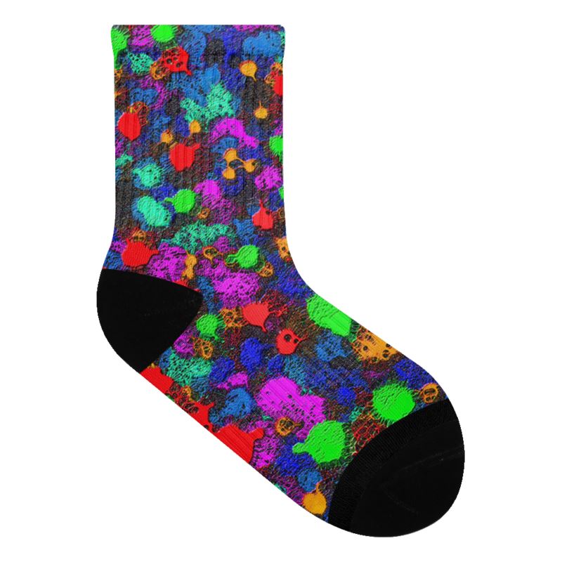 Socks with iZoot original artwork - Splatter