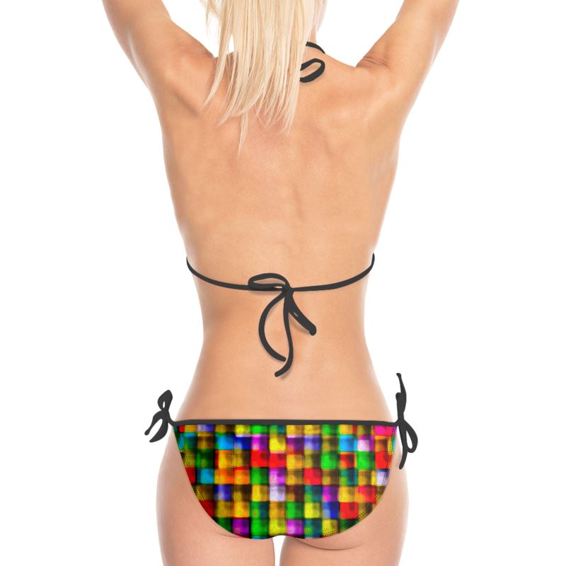 Bikinis with iZoot original artwork - Cuber