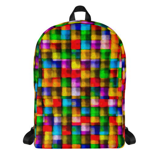 All-Over Print Back Pack with iZoot original artwork -Cuber2