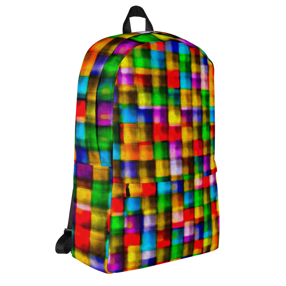 All-Over Print Back Pack with iZoot original artwork -Cuber2