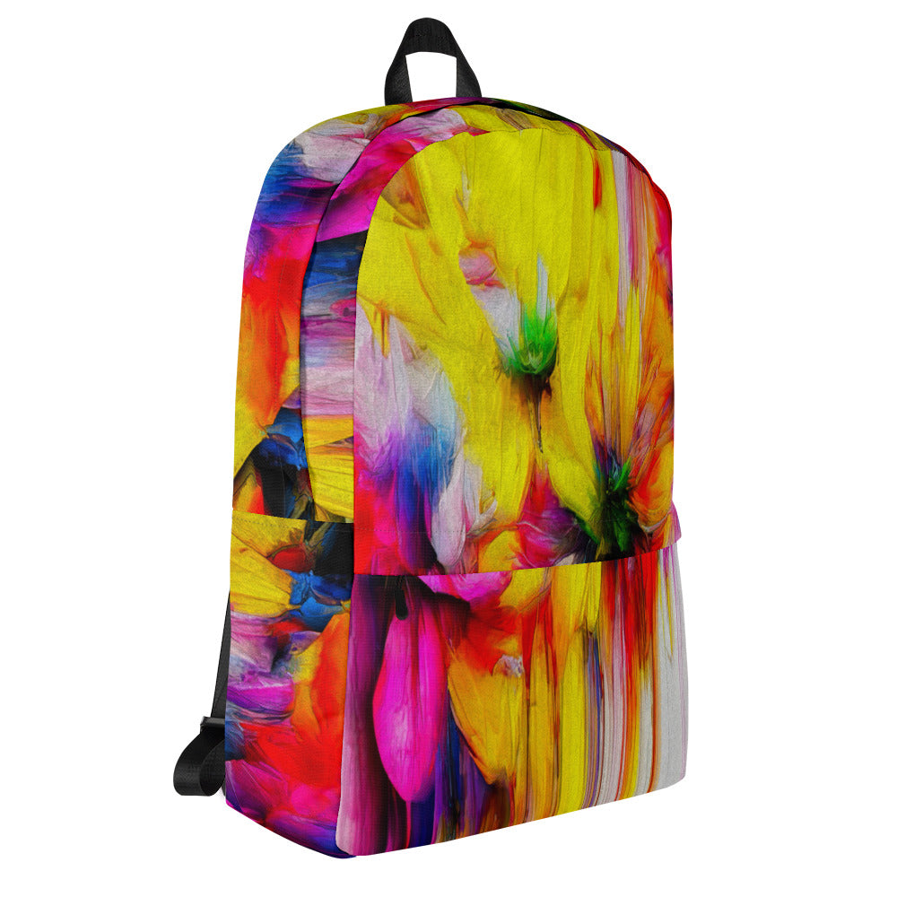 All-Over Print Back Pack with iZoot original artwork -MJFlowersF1